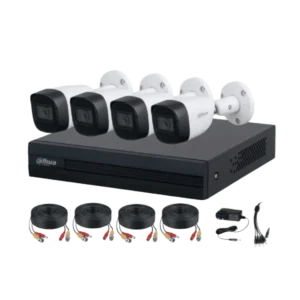 Kit de CCTV con cámaras de seguridad de alta resolución para circuito cerrado de vigilancia.